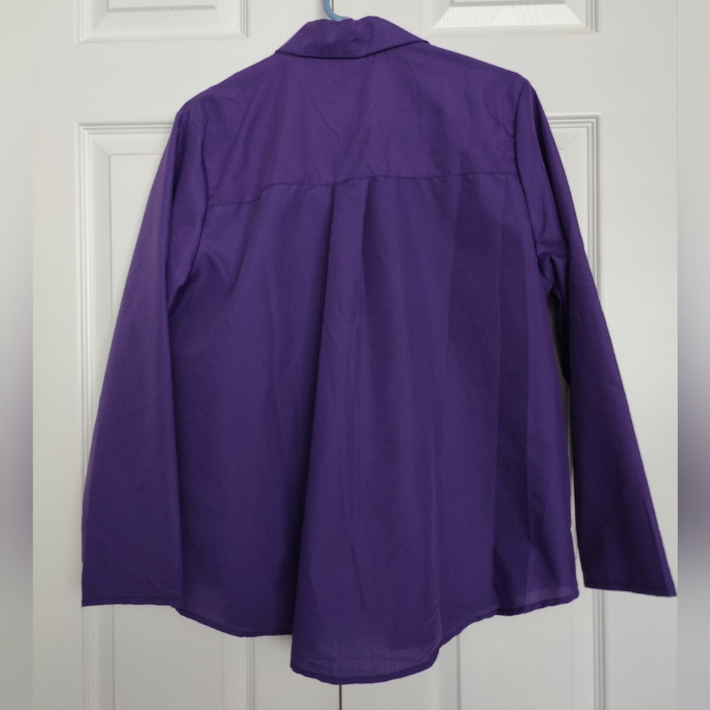 NWOT purple blouse size XXL - Picture 4 of 4